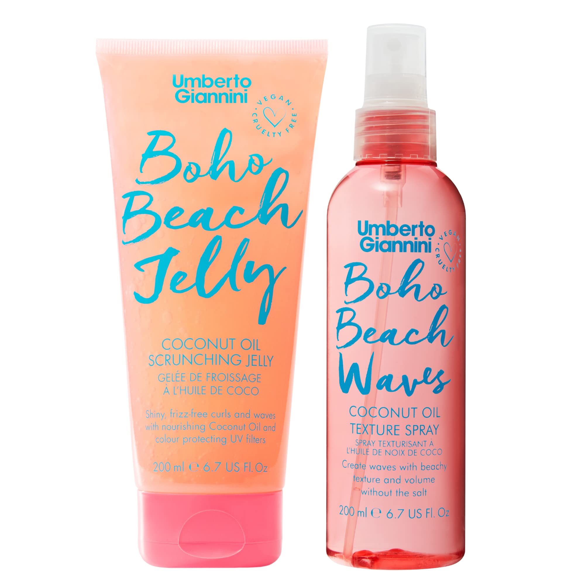Umberto Giannini Boho Beach Waves Styling Duo - Jelly & Texture Spray