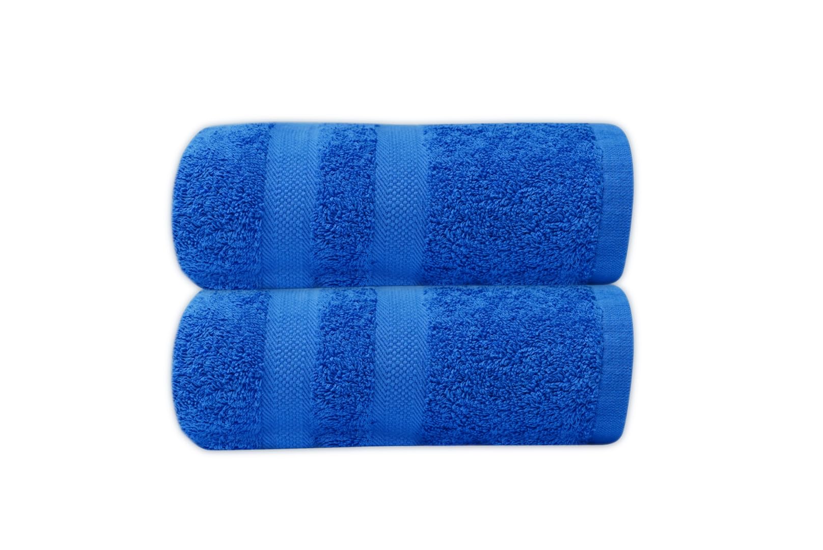Manucci Egyptian Cotton Jumbo Bath Sheets | 500GSM Extra Large Blue - 2 Pack