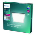 Philips LED Square Ceiling Light – SceneSwitch Dimmable 12W 4000K White