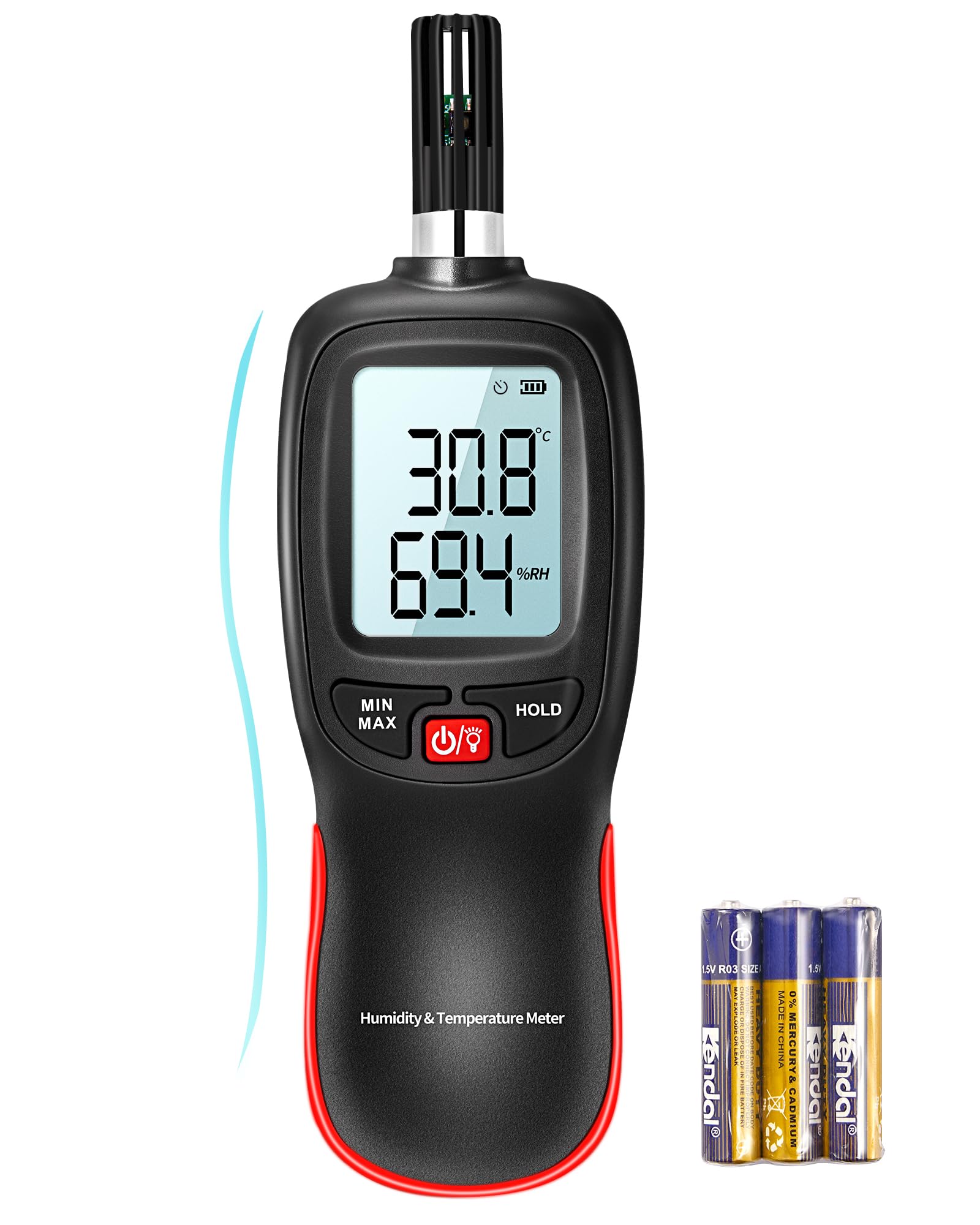 APOMONO WT83 Digital Hygrometer – High Precision Dew Point & Wet Bulb Meter