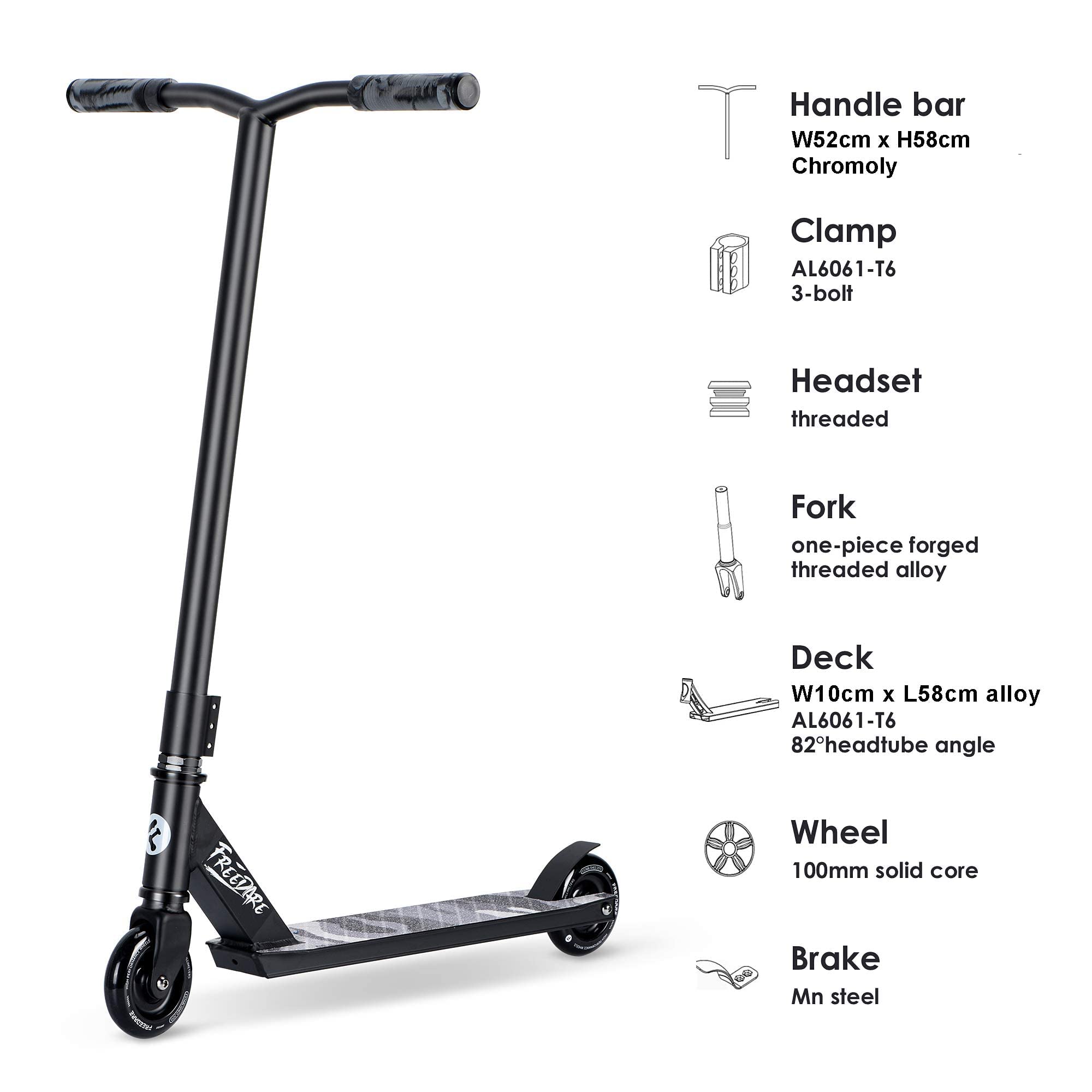 Freedare Pro Stunt Scooter – Freestyle Trick Scooter for Kids & Adults