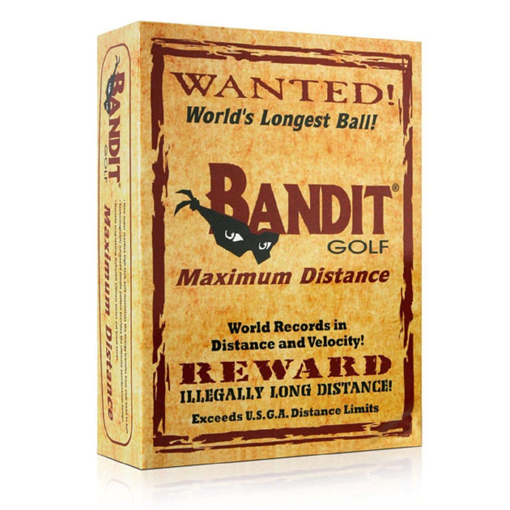 Bandit MD Maximum Distance Golf Balls | DuPont Surlyn Cover - 12 Pack