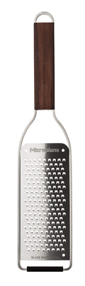 Microplane Coarse Kitchen Grater | Walnut Wood Handle & Stainless Steel