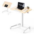 MAIDeSITe Fit Pro Over Bed Table with Wheels, Height Adjustable Desk