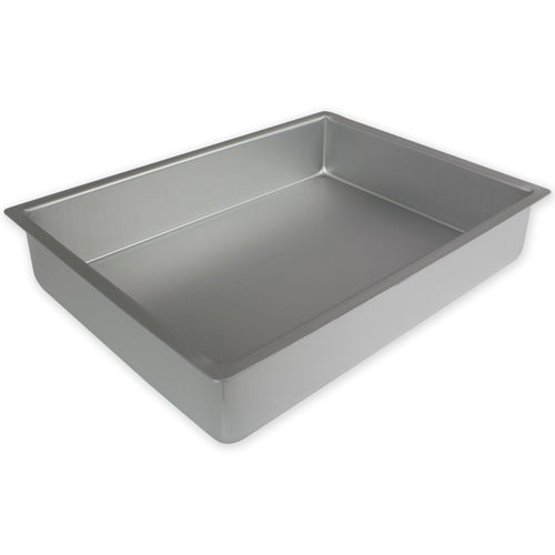 PME Oblong Cake Pan – 12 x 18 x 2 Inch Anodized Aluminum Bakeware