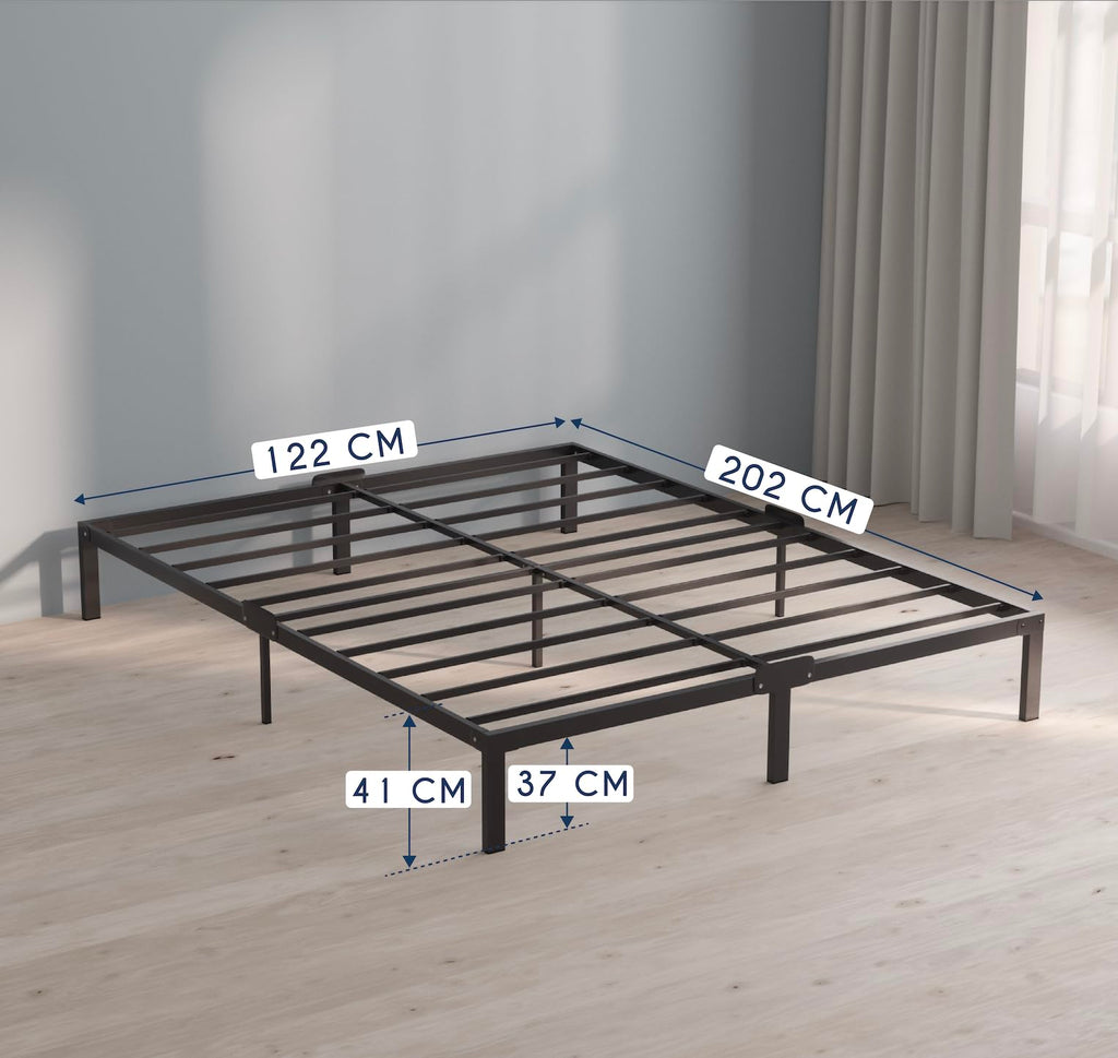Dreamzie Small Double Metal Bed Frame 120x200 – Sturdy Storage Bed