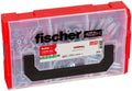 fischer FIXtainer DUOPOWER Wall Plug and Screw Kit – 210 Pieces