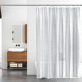 Aeici Waterproof PEVA Shower Curtain – Mildew-Proof White 240x200cm