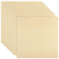 AHAQU 15PCS Basswood Sheets – 3mm Unfinished Plywood for Laser Cutting