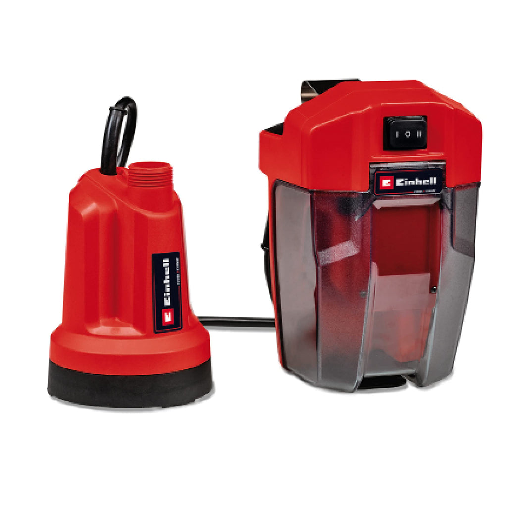 Einhell 18V Cordless Submersible Water Pump | 1mm Flat Suction | GE-SP 18