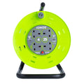 IONOS 25m Heavy Duty Cable Reel – 4 Socket Outdoor Extension Lead