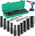 12-Piece Deep Impact Socket Set | 1/2" Drive 8-24mm Hex