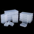 LJY Clear Hinged Storage Boxes, 20 Pack, 3 Mixed Sizes - image 1
