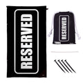 Fisura Reserved Oversized Microfiber Beach Towel – Sand-Proof & Quick-Dry