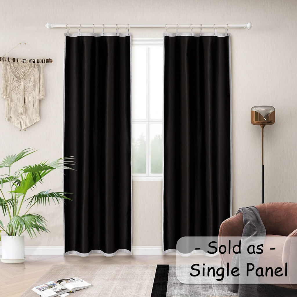Melodieux Blackout Thermal Curtain Liners - 3 Pass Eyelet Panels, 66x54