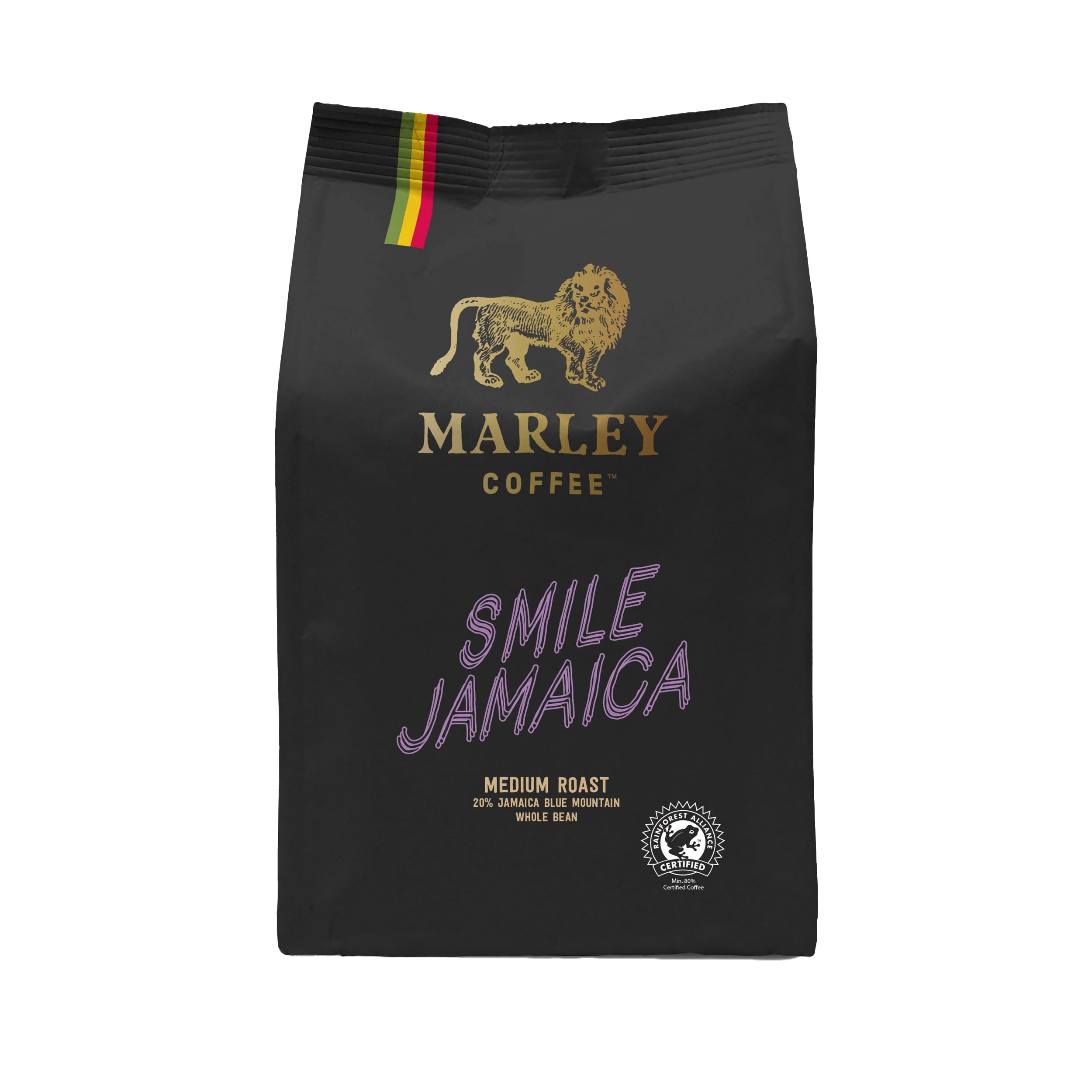 Marley Coffee Smile Jamaica Blend – Medium Roast Whole Beans 227g