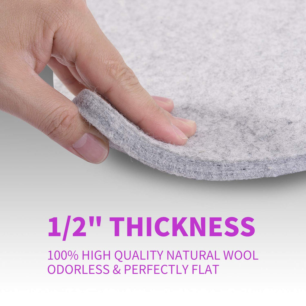 Rdutuok 100% Wool Pressing Mat for Quilting – 2-Piece Ironing Pad Kit