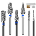 Diesisa 6PCS Nail Drill Bits | 3/32 Inch Tungsten Steel Efile Bits Set
