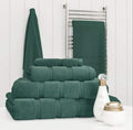 Jolof Store Egyptian Cotton 4-Piece Luxury Towel Set – Forest Green