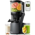 Canoly Cold Press Masticating Juicer – 150mm Large Feed Chute, Space Gray