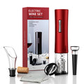 UNICHERRY Electric Wine Opener Set with Foil Cutter and Pourer