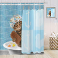 ASDCXZ Funny Cat Shower Curtain | Waterproof Washable Polyester, 180x200cm