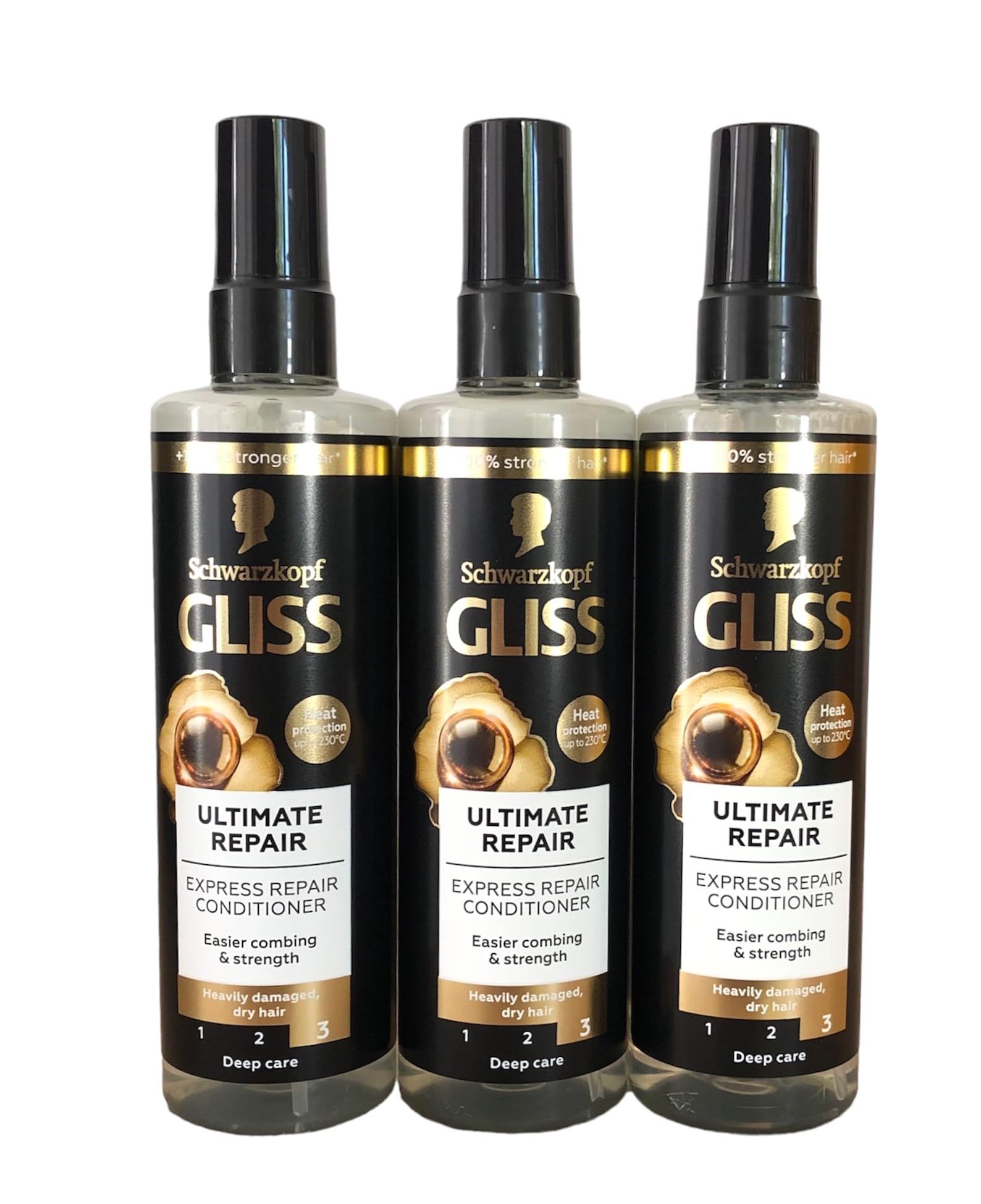 Schwarzkopf Gliss Ultimate Repair Conditioner Spray - Keratin - 3 Pack