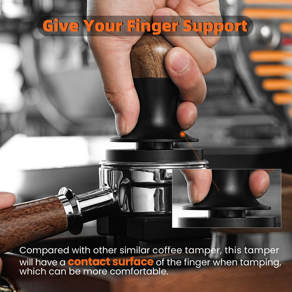 MHW-3BOMBER 51mm Calibrated Espresso Tamper | 30lb Spring Loaded Tool