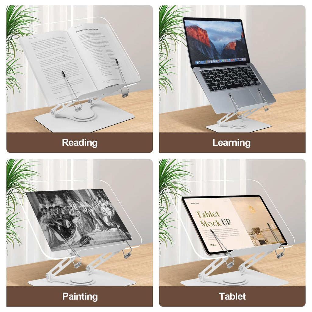 Foyucool Acrylic Book Stands for Reading - image 2