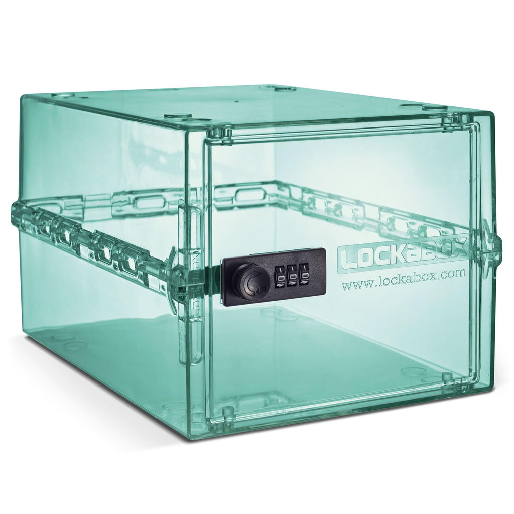 Lockabox One Medi Green | 10L Lockable Storage Box for Food and Medicine
