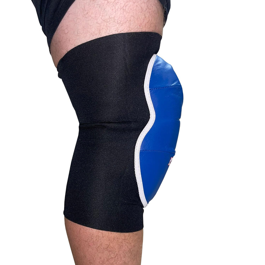 Combat Sports MMA Striking Knee Pads – IMF Tech Leather Sparring Gear