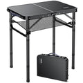 Anbte Folding Camping Table | Adjustable Aluminum Outdoor Table