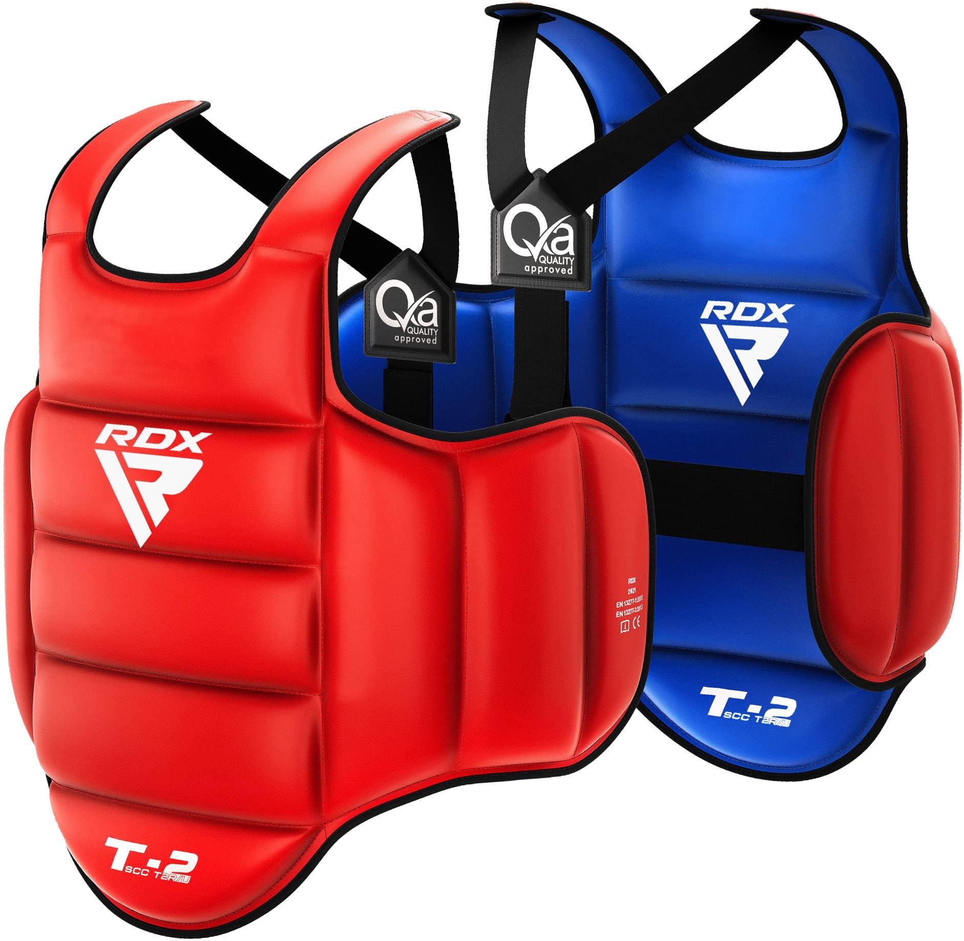 RDX Reversible Boxing Chest Guard | Maya Hide Leather MMA Body Protector