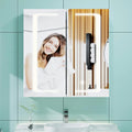 NexiPro LED Bathroom Mirror Cabinet – Anti-Fog with Shaver Socket & Memory