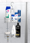 SKATCO Hanging Shower Caddy – 2-Tier Rust-Proof Stainless Steel Organizer