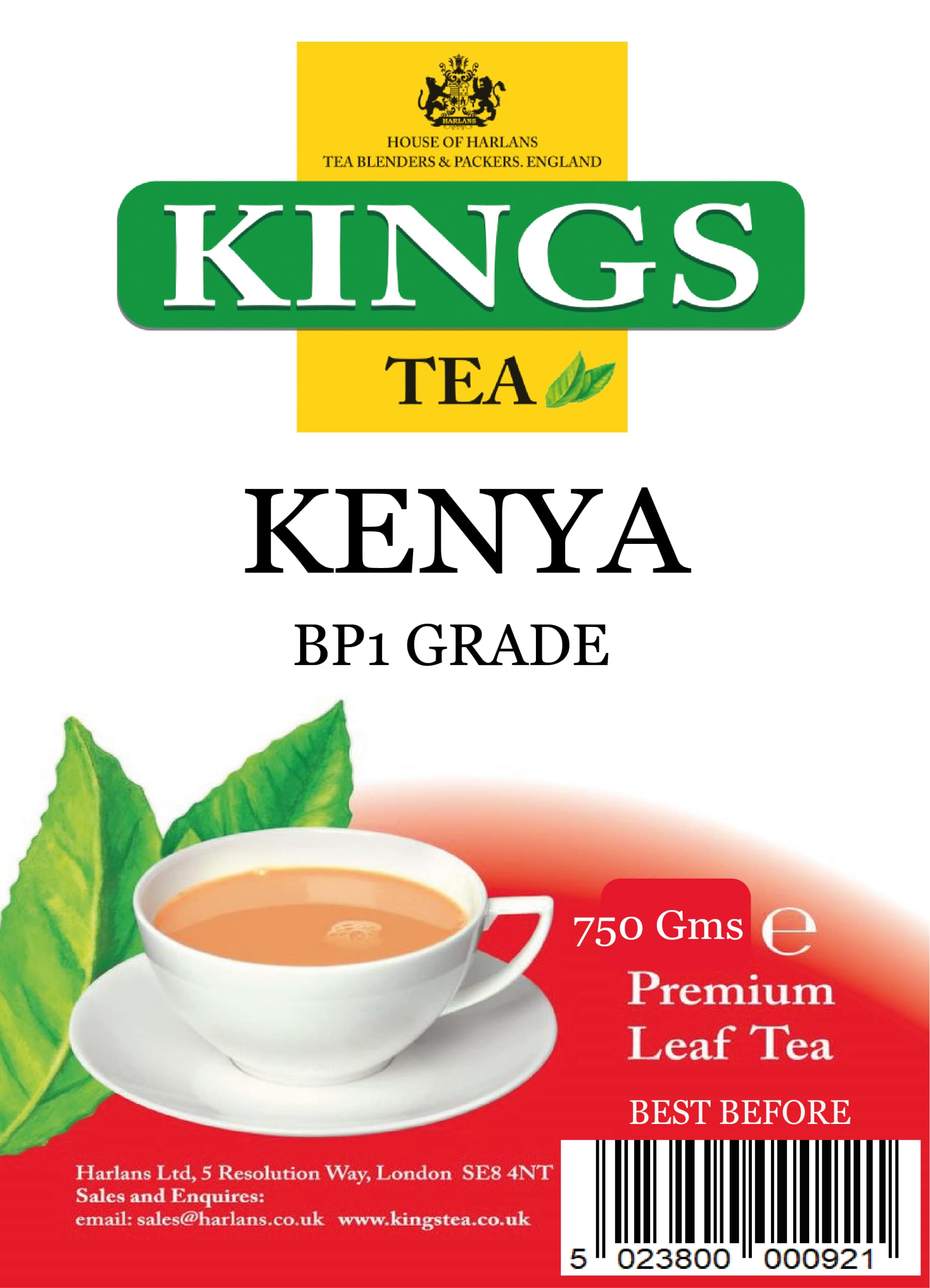 Kings Tea Kenyan BP1 Grade Loose Leaf Black Tea - 750g |