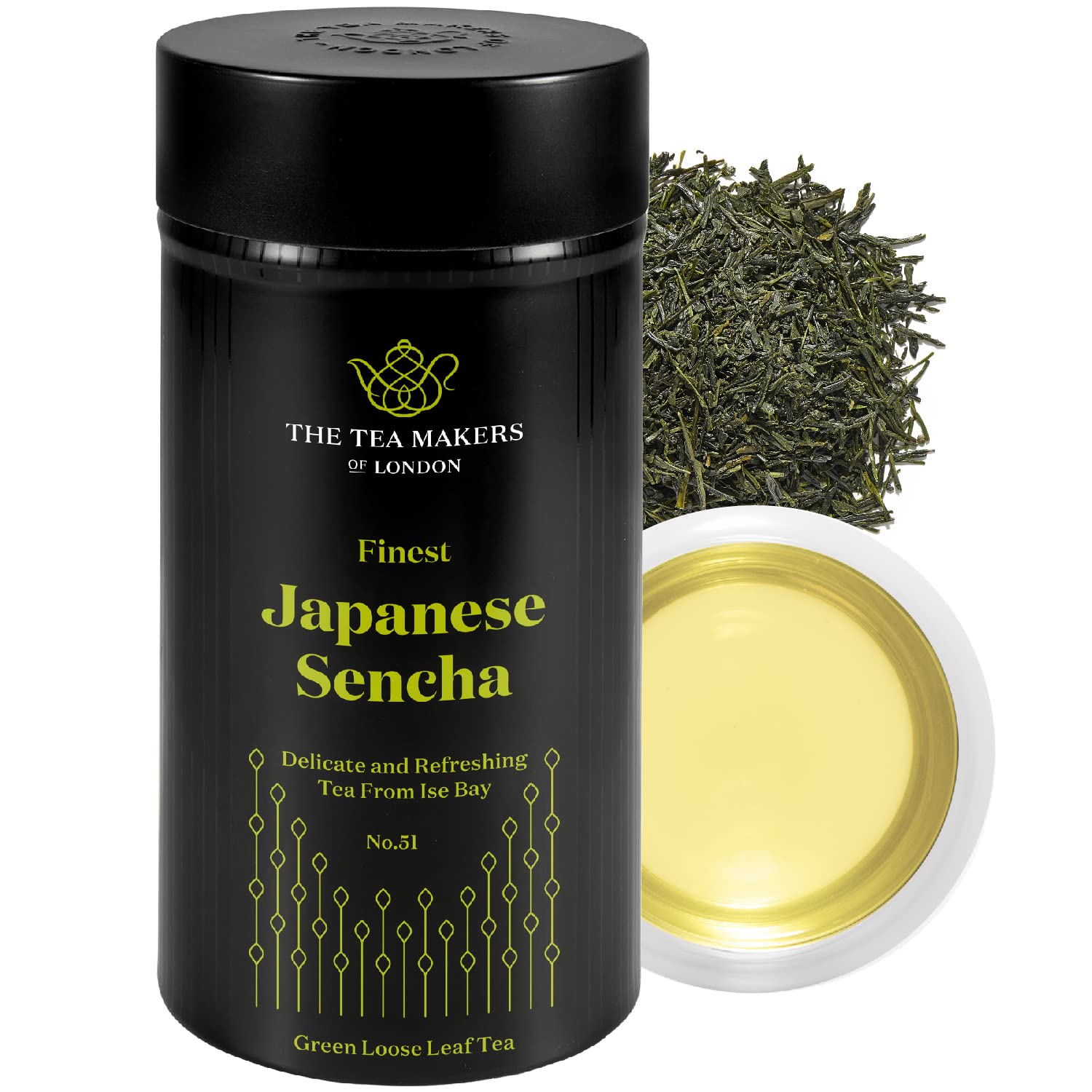 The Tea Makers of London Japanese Sencha Green Loose Leaf Tea - 125g Caddy
