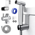 Zuvo Handheld Bidet Shower Spray - Stainless Steel Shattaf Kit with Hose