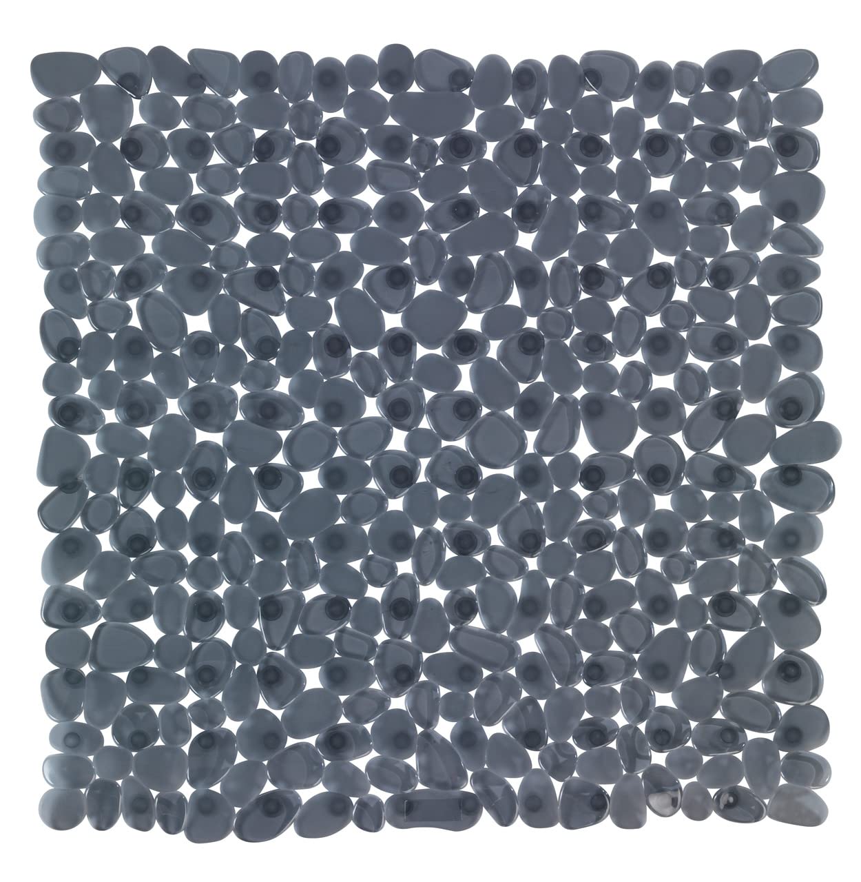 WENKO Paradise Non-Slip Shower Mat with Suction Cups - Anthracite 54x54cm