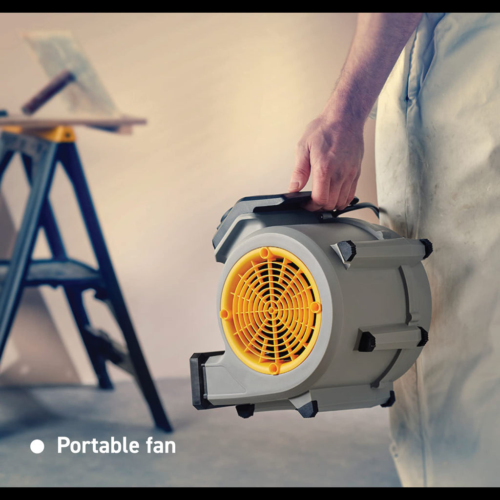 Vacmaster Air Mover Floor Fan – 3-Speed Portable Carpet Blower & Dryer