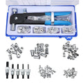 BOOMSTART 86pcs Heavy Duty Rivet Nut Tool Kit | Hand Riveter Gun Set