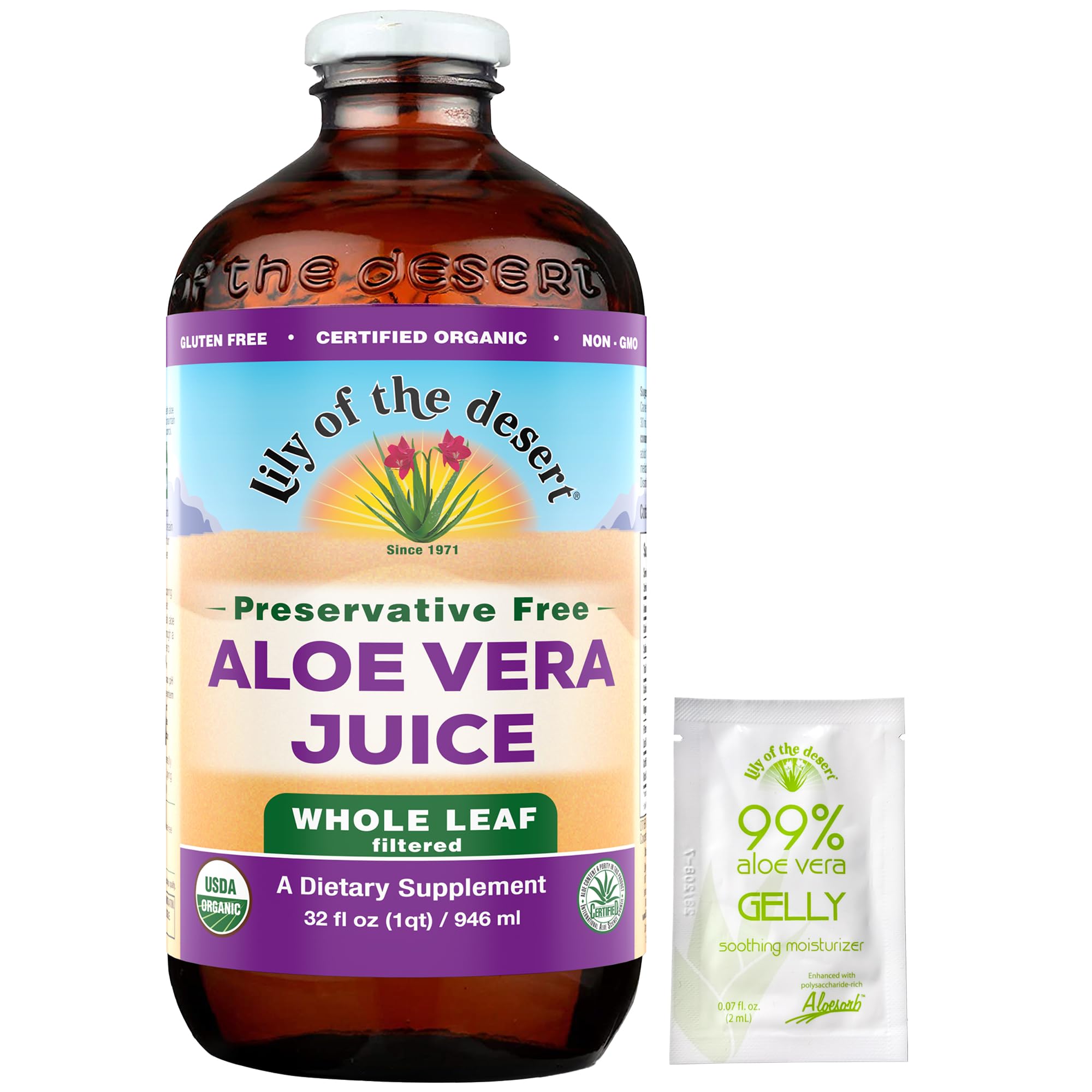Lily of the Desert Organic Whole Leaf Aloe Vera Juice - 32 fl. oz.