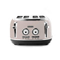 Haden Jersey 4 Slice Retro Toaster – Putty Stainless Steel Housing