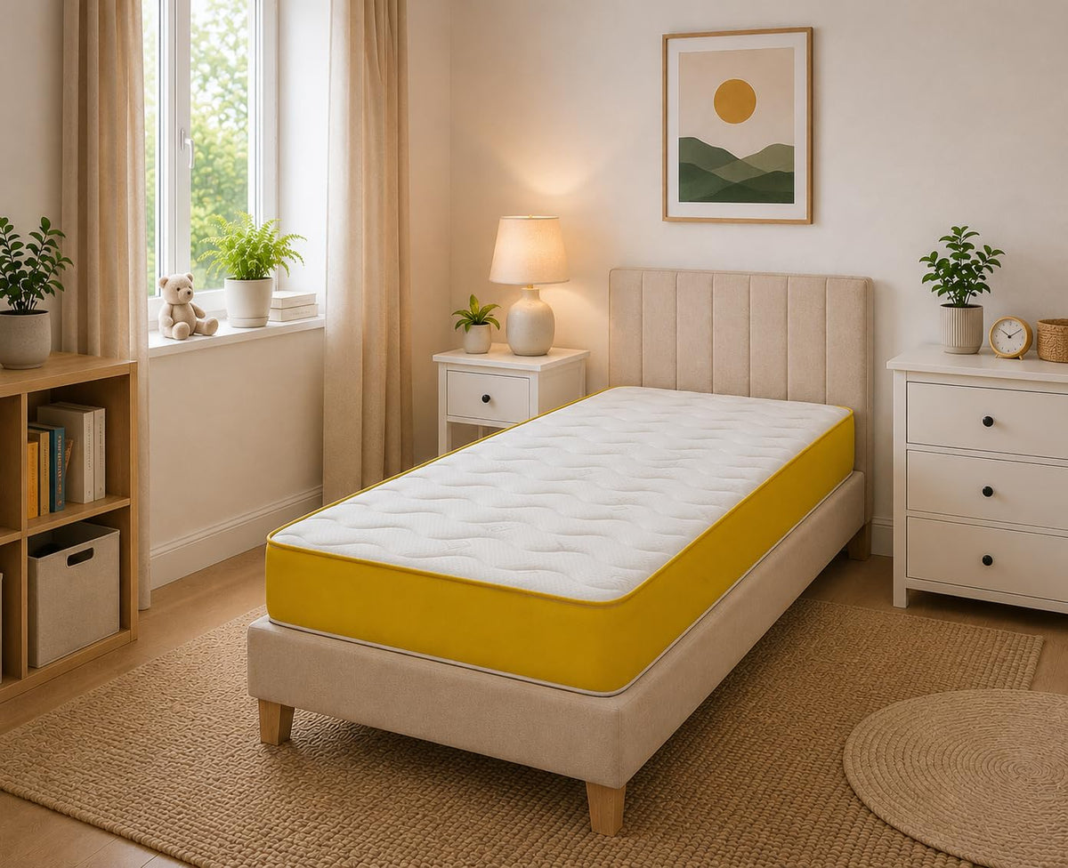 eXtreme comfort ltd Cooltouch Colours Yellow Small Single Mattress - image 2