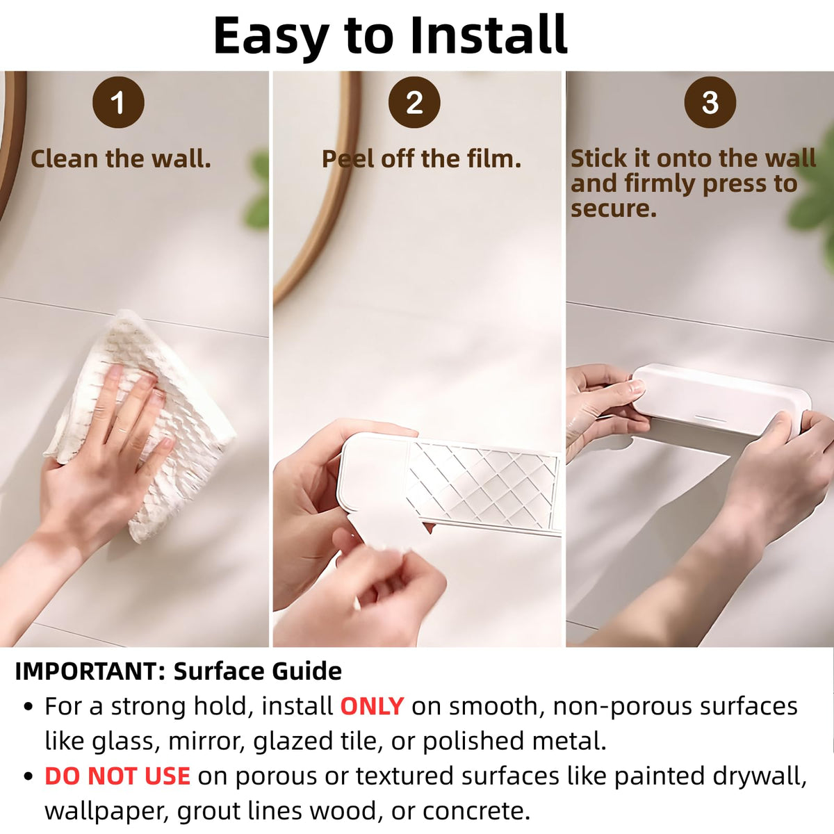 Toothpaste Holder, Toothpaste Wall Holder for Bathroom, Tooth Paste Hanger - image 5