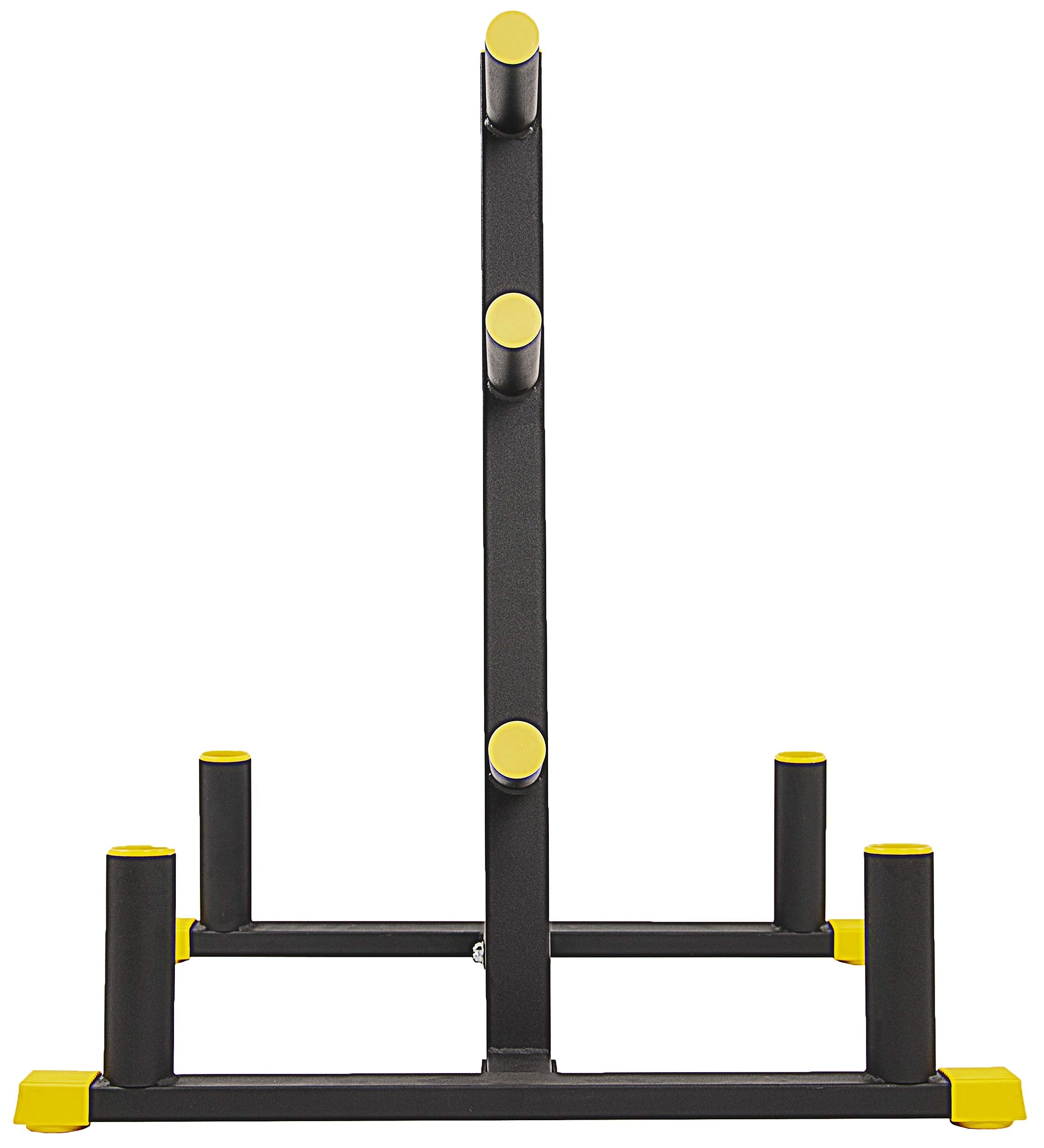 BalanceFrom Weight Plate Rack with 4 Barbell Holders - 600lb Capacity