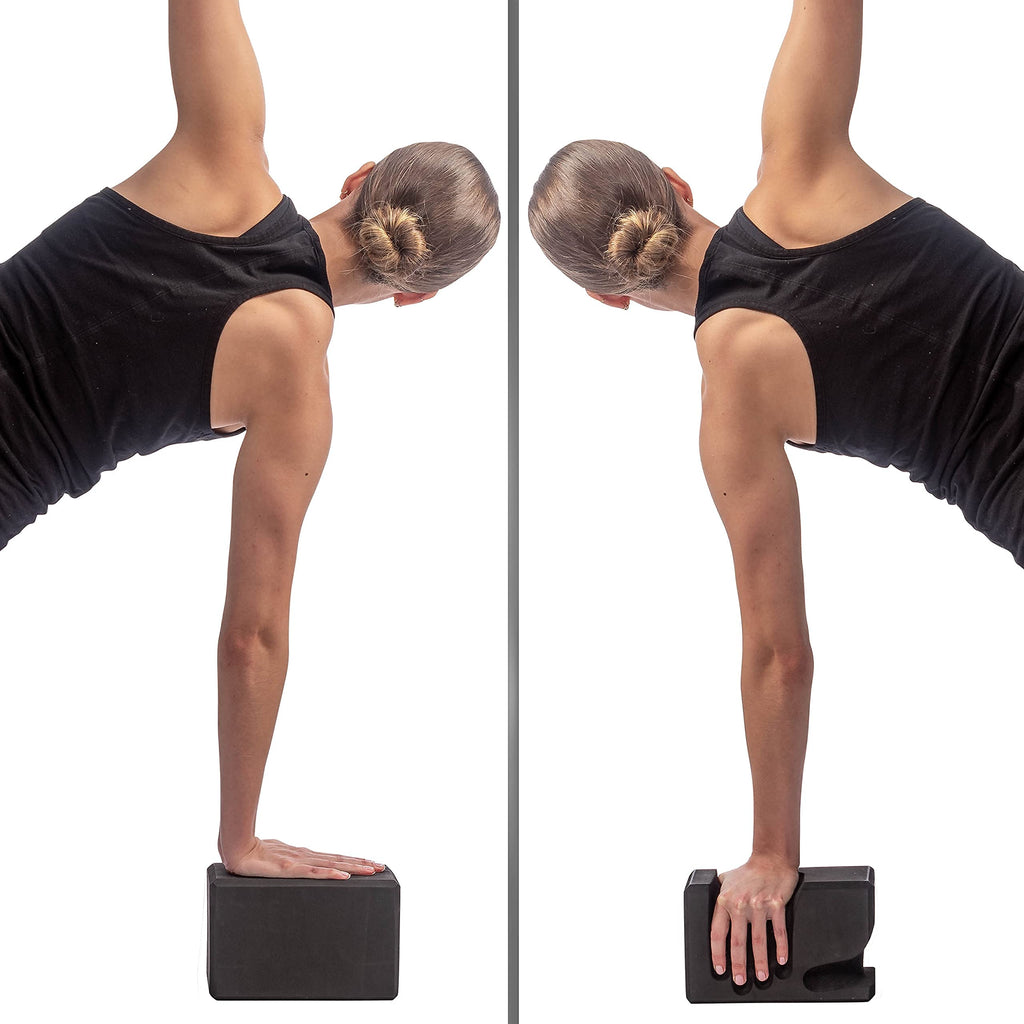 WRIST BUDDY Ergonomic Yoga Blocks 2 Pack – EVA Foam Wrist Support