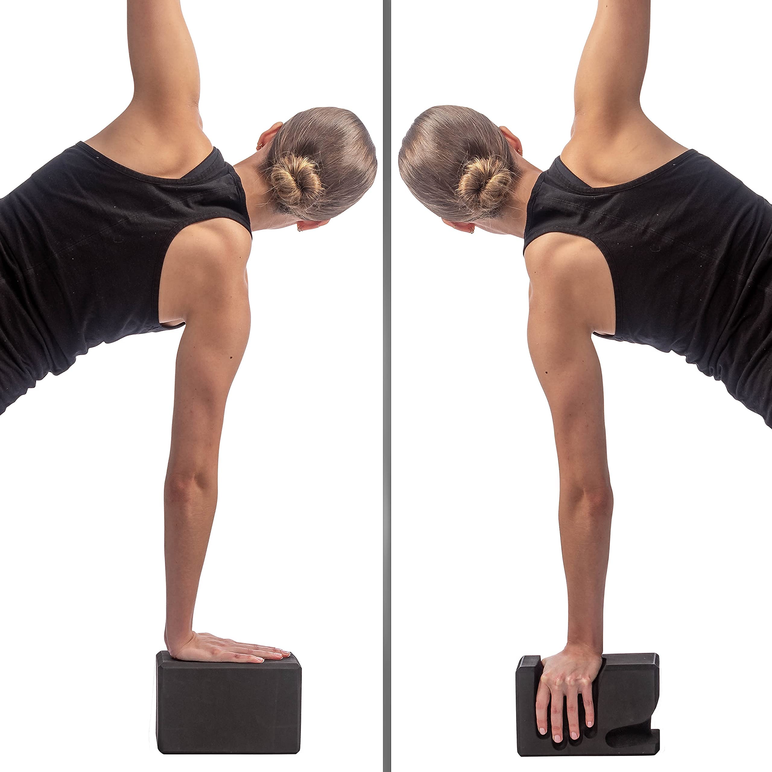 WRIST BUDDY Ergonomic Yoga Blocks 2 Pack – EVA Foam Wrist Support
