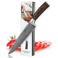 Wakoli Edib Damascus Chef Knife | 8-Inch VG10 Steel with Pakkawood Handle