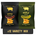 Serious Pig Yorkshire Potato Crisps Variety Pack – Sausage & Pickle (12 Pack)